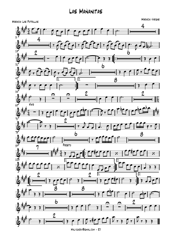 La imagen puede contener una previsualizacion de una partitura